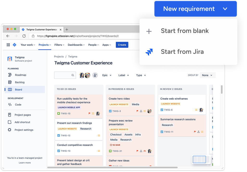 Connect your Jira ticket